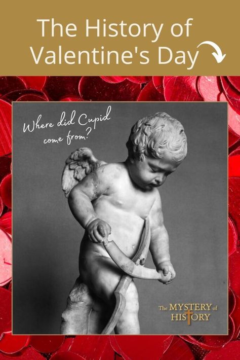 The History Of Valentines Day, History Of Valentines Day, Chocolate And Flowers, History Printables, Valentines Day History, Valentine History, Historical Timeline, Homeschool Teacher, Learn History