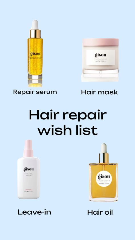 #beauty #beautytips #hair #haircare #hairtips #honey #gisou #gisouhair #hairrepair #athomehaircare Hair Serum, Hair Repair, Hair Mask, Hair Oil, Hair Hacks, For Hair, Beauty Products, Hair Hair, Beauty Hacks