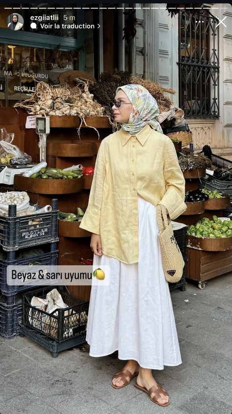 Hijab Skirt Outfit Casual, Vacation Hijab Outfit, Skirt Hijab Outfit Summer, Hijabi Summer Fashion, Classy Hijab Style, Outfit Ideas For Hijabi Women, Hijab Fashion Inspiration Summer, Hijabi Summer Fits, Outfit Hijab Summer