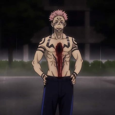 Sukuna Body Markings, Sukuna Physique, Sukuna Full Body Pic, Sukuna Full Form, Baby Sukuna, Sukuna Makeup, Skeletons Wallpaper Aesthetic, Atack Ao Titan, Jojo's Bizarre Adventure Anime