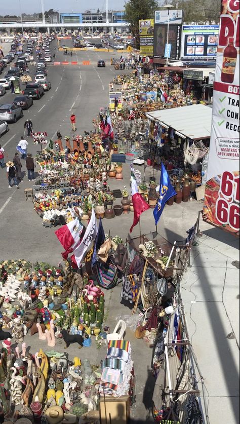 The Tijuana border crossing in San Ysidro. San Ysidro, Times Square, Street View, Travel