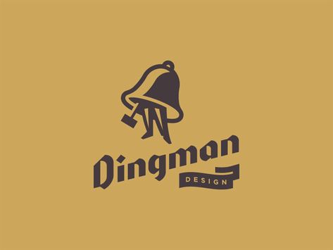 drbl-dingman Personal Logo Design Ideas: How to Create Your Own Logo Education, Graphic Design Clients, Bell Logo, Personal Branding Design, Dribbble Design, Mascot Logos, Personal Logo Design, Circle Logo Design, Graphic Design Business