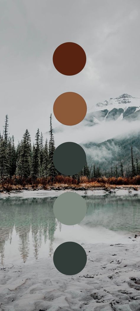 Teal And Rust Color Scheme, Woodlands Color Palette, Light And Dark Colour Combinations, Pairing Wood Tones, Mountain Color Palette Nature, Lake Superior Color Palette, Yosemite Color Palette, Mountain Forest Color Palette, Christmas Color Schemes Pictures