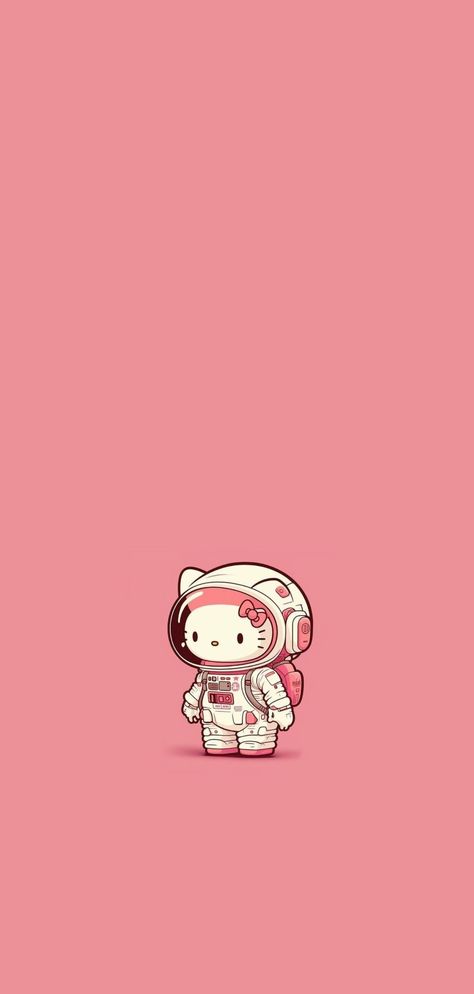 Astronaut Hello Kitty, Hello Kitty Space Wallpaper, Hello Kitty In Space, Hello Kitty Space, High Resolution Wallpaper, Sanrio Wallpaper, High Resolution Wallpapers, Hello Kitty Iphone Wallpaper, Wallpaper Space