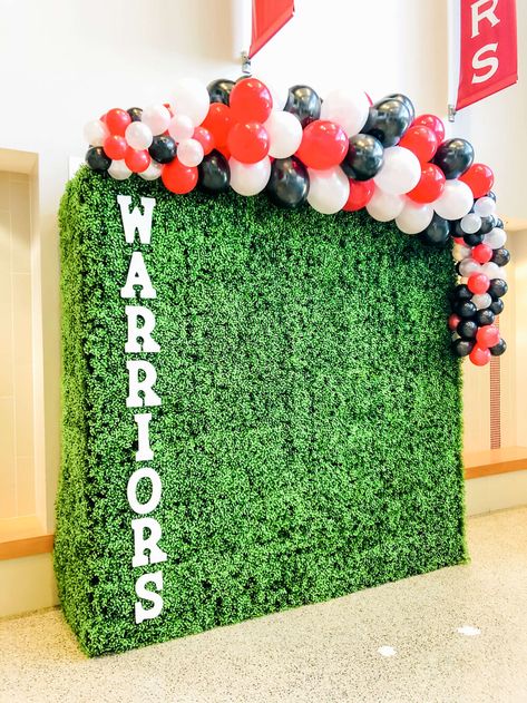 Turf Photo Backdrop, Football Banquet Backdrop, School Spirit Photo Backdrop, Senior Night Photo Backdrop, Field Day Photo Booth Backdrop, Cheer Banquet Photo Backdrop, Senior Night Backdrop Ideas, Sports Party Backdrop, Tailgate Photo Backdrop