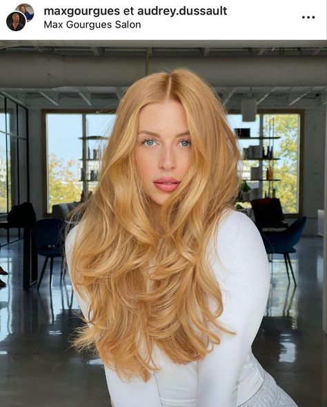 Hair Fair, Strawberry Blonde Hair Color, Strawberry Hair, Golden Blonde Hair, Honey Blonde Hair, Strawberry Blonde Hair, Blonde Hair Inspiration, Winter Hair Color, Winter Hair