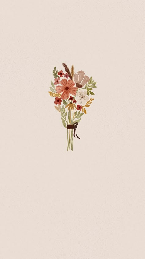 Aesthetic Wallpaper Flowers Drawing, Floral Lock Screen Wallpaper, Lockscreen Aesthetic Iphone Wallpapers Flowers, Cute Plain Wallpaper Iphone, Aesthetic Flowers Pfp, Flower Bouquet Aesthetic Wallpaper, Pfp Aesthetic Flower, Flower Lock Screen Wallpaper, Widget Background Ideas