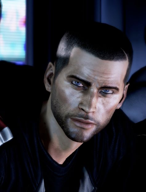 This is the hottest. Male Shepard Mass Effect, Shepard Mass Effect Art, Commander Shepard Male, Mass Effect Shepard, Shepard Mass Effect, Mass Effect Kaidan, Mass Effect Romance, Videogame Characters, Mass Effect Games