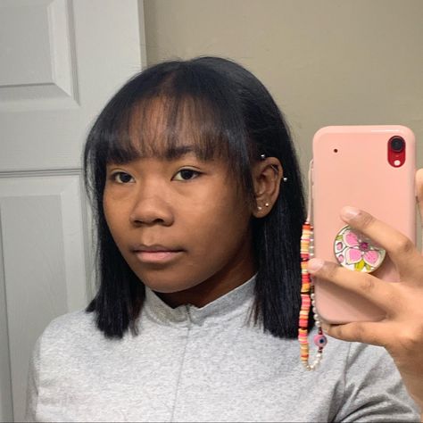 Face Claims Blasian, Face Claims Female Black Hair, Blasian Faceclaim, Blasian People, Blasian Face Claim, Blasian Pfp, Blasian Girl, Afro Asian, Shorthair Bangs