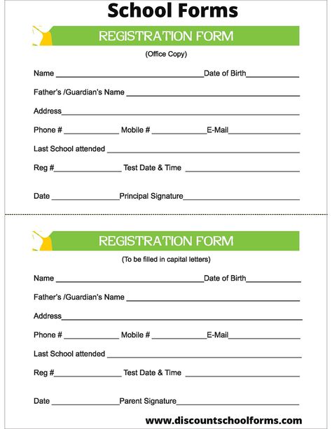 Search for School Forms. Find Expert Advice on  Discount School Forms http://www.discountschoolforms.com/ School Marksheet Format, Admission Form For Preschool, Admission Form Design, Preschool Forms, Experience Letter, School Admission Form, Admission Form, Student Information Sheet, Math Maze