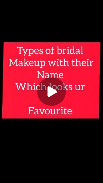 trending fashion on Instagram: "Type of bridal makeup with name #bride" Types Of Bridal Makeup, Makeup Names, Trending Fashion, April 22, Bridal Makeup, Makeup, Fashion Trends, On Instagram, Instagram