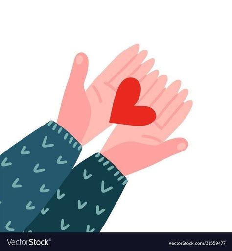 Charity Symbol, Hands Holding A Heart, Two Hands Holding, Hands Holding Heart, Cold Hands Warm Heart, Valentines Illustration, Holding A Heart, Heart Vector, First Fathers Day Gifts