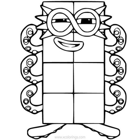 Numberblocks Coloring Pages 1 to 5 - XColorings.com Numberblocks Coloring Pages, Birthday Deco, Number Blocks, Terrible Twos, Coloring Sheets For Kids, Colouring Printables, Printable Numbers, Color Activities, Colour Images