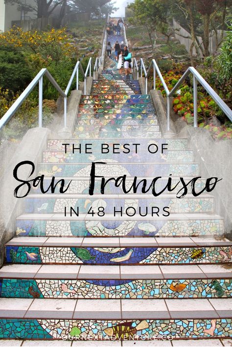 The Best of San Francisco in 48 hours: a 2 day itinerary. +Click to get the Bucket List: 25 Family-Friendly Things to Do in San Francisco #sanfrancisco #sf #familytravel #travelwithkids // Family Travel | Travel with Kids | San Francisco with Kids | California Travel | Bay Area Kid Activities | Travel with Toddlers | Travel with Baby | Best Things to Do in San Francisco | Top Things to See | Where to Stay | US Travel | Northern California San Francisco Bucket List, Los Angeles Trip, San Francisco With Kids, San Francisco Itinerary, San Francisco Vacation, California With Kids, San Francisco Travel Guide, San Francisco Trip, Visit San Francisco