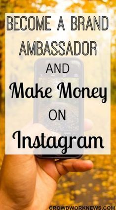 Become A Brand Ambassador, Making Money On Instagram, Make Money On Instagram, Instagram Promotion, Instagram Marketing Tips, Growth Tips, Social Media Jobs, Brand Collaboration, Earn Money From Home