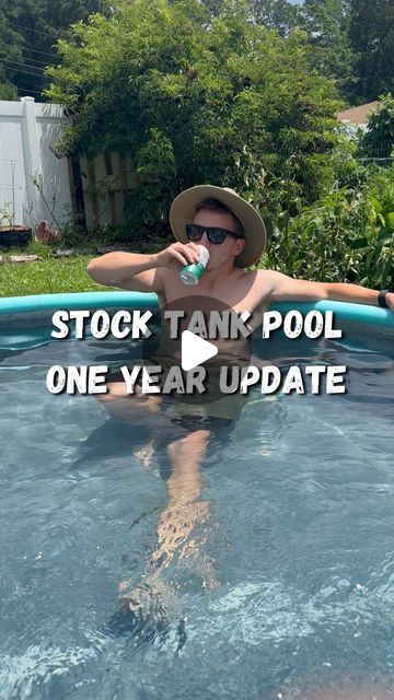 Stock Tank Pool Fire Pit, Stock Tank Pool Ideas With Waterfall, Easy Pool Ideas, Stock Tank Pool Ideas Backyards Diy, Stock Tank Pools Backyard, Stocktank Pool Ideas Diy, Stock Pools Tanks, How To Heat A Stock Tank Pool, Tractor Supply Pool