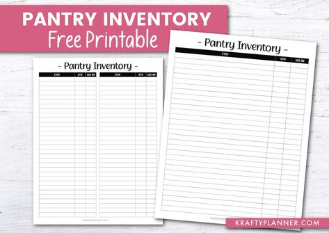 Free Printable Pantry Inventory For A Well-Organized Kitchen Pantry List Inventory Free Printables, Harry Potter Free Printables, Harry Potter Free, Harry Potter Bookmark, Pantry Inventory, Harry Potter Printables Free, February Calendar, Business Diy, Pantry Items