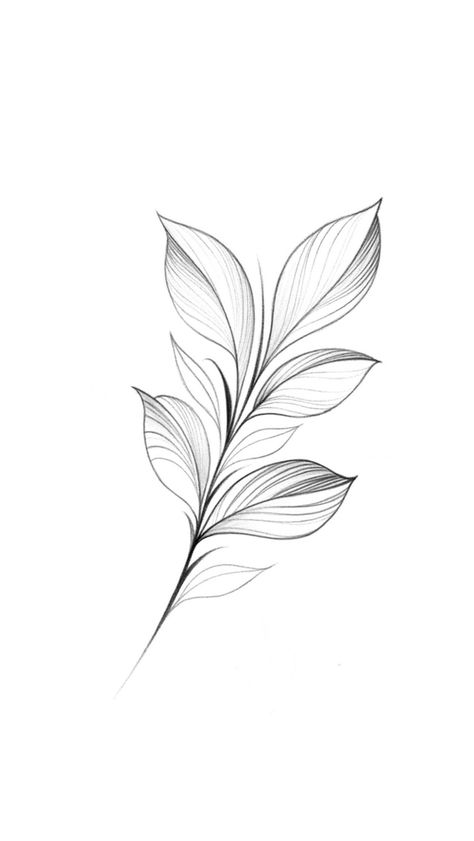 Leaves Tattoo Back, Floral Leaves Tattoo, Leafs Drawings, Leaves Tattoo Design, Leaf Tattoo Design, Fiori Art Deco, Tattoo Leaves, Blatt Tattoos, Leaf Sketch