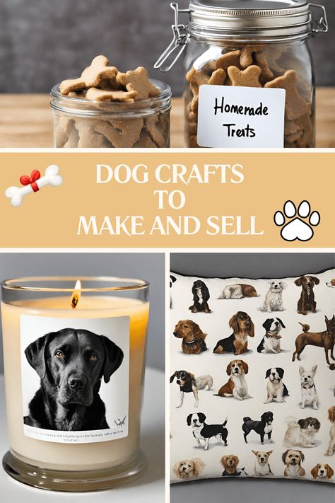 Dog Crafts To Make And Sell – Waggy Tales Dog Related Crafts To Sell, Dog Themed Crafts To Sell, Dog Crafts To Sell, Diy Dog Stuff To Sell, Dog Themed Crafts, Diy Christmas Crafts To Sell, Treat Business, Dog Craft, Animal Charity