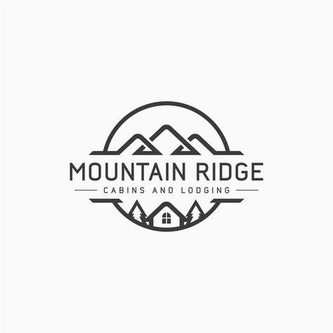 Mountain ridge logo | Logo design contest | 99designs Mountain Tshirt Design, Resort Logo Design, Eco Logo Design, Camp Logo, Jewelry Logo Design, Logo Branding Design, Resort Logo, Typographic Logo Design, Elegant Logo Design