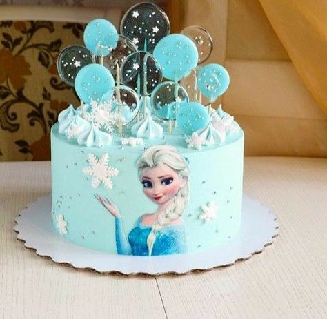 Frozen Elsa Cake Topper, Torturi Baby Shower, Elsa Birthday Cake, Frozen Birthday Party Cake, Frozen Themed Birthday Cake, Pastel Frozen, Elsa Cake Frozen, Olaf Cake, Frozen Theme Cake