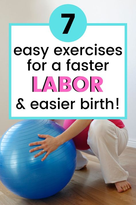 Do these simple exercises during pregnancy now, for an easier labor and delivery later! Pregnancy Exercises, Easy Labor, Biracial Babies, Birthing Ball, Natural Labour, Running A Marathon, Exercise During Pregnancy, Prepare For Labor, Pregnancy Labor