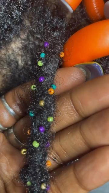 Fairy Dust Braids, Glitter Locs, Loc Sprinkles Locks, Beaded Locs, Loc Sprinkles, Fairy Locs, Gothic Stuff, Loc Inspiration, Loc Jewelry