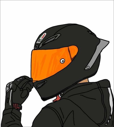 Motorcycle Helmets Drawing, Motorcycle Drawing Reference, Motorcycle Drawing Easy, Helmet Sketch, Motorbike Drawing, Motorbike Illustration, Helmet Drawing, Anime Motorcycle, Sketch Images