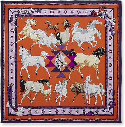 Amazon.com: Hermès, Pre-Loved Purple & Multicolor 'Les Chevaux Qataris' Silk Scarf 90, Purple : Luxury Stores Purple Pumpkin, Luxury Scarves, Paris Theme, Hermes Scarf, Care Tag, Silk Twill, Silk Scarves, Egift Card, Silk Scarf