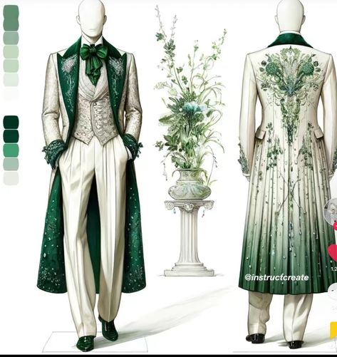 Magic Clothes, Kemeja Lelaki, Gala Outfit, Gala Fashion, Wedding Dress Men, Dress Suits For Men, Queer Fashion, Fashion Illustration Dresses, Royal Outfits