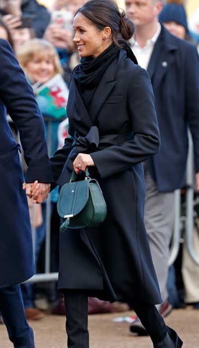 Royals & their mid-price handbags: From Kate Middleton to Meghan Markle & more - Photo 5 Nude Court Shoes, Handbag Brands, Navy Handbag, Meghan Markle Style, Navy Bag, Navy Coat, The Royals, Handbag Outfit, Handbags Affordable