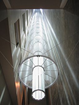 lightpipe.255 Roof Lights Ideas Ceilings, Stained Glass Architecture, Atrium Lighting, Solar Tube Lighting, Tubular Skylights, Glass Architecture, House Garden Landscape, Multiple Mirrors, Solar Tubes