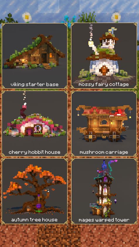 Minecraft Essential Builds, Witches Cottage Minecraft, Level 30 Enchantment Table Minecraft, Pale Oak Minecraft Builds, Minecraft Forever World, What To Add To Minecraft World, Build Battle Ideas Minecraft, Good Minecraft Seeds For Building, Fairy Houses Minecraft