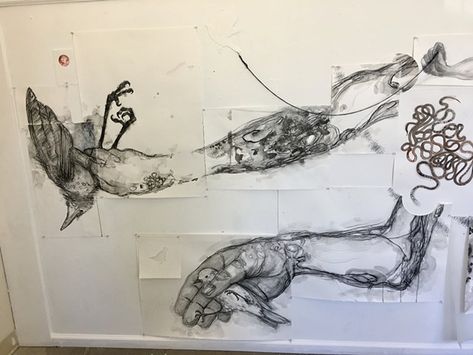 Andrew Myers, Bird In Hand, Scale Drawing, Master Drawing, Sketchbook Art Journal, Big Art, Anime Sketch, Artist Books, Community Art