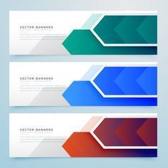 Graphic Design Header, Arrow Banner, Blue Graphic Design, Geometric Arrow, Footer Design, Certificate Design Template, Beautiful Business Card, Banner Design Inspiration, Professional Powerpoint Templates