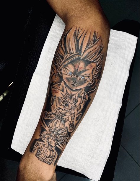 #dragonballz #gohan #animetattooideas Ssj2 Gohan Tattoo, Beast Gohan Tattoo, Gohan Tattoo Ideas, Bullish And Bearish Logo, Goku Tattoo Ideas, Goku Tattoo, Dbz Tattoo, Gohan Ssj2, Gohan And Goten