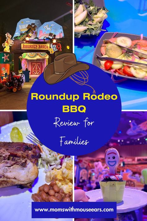 Let's take a look at Roundup Rodeo BBQ inside Disney's Hollywood Studios! This rootin' tootin' dining experience features decor from Disney Pixar's "Toy Story" and is sure to make you feel like one of the toys. Roundup Rodeo Bbq, Whiskey Lemonade, Bbq Platter, Toy Story Land, Rootin Tootin, Light Cocktails, Family Style Meals, Disney's Hollywood Studios, Meat Platter