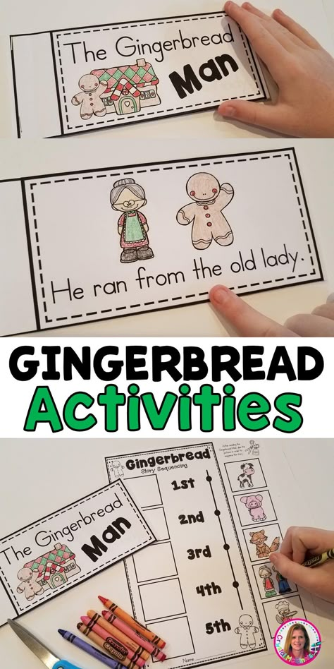 Gingerbread Man Story Activities Preschool, Gingerbread Man Book Free Printable, Gingerbread Sequencing Free Printable, Gingerbread Man Lesson Plans Preschool, Gingerbread Man Book Activities, Gingerbread Boy Activities, Gingerbread Man Retell, Gingerbread Man Sequencing Free, The Gingerbread Man Story