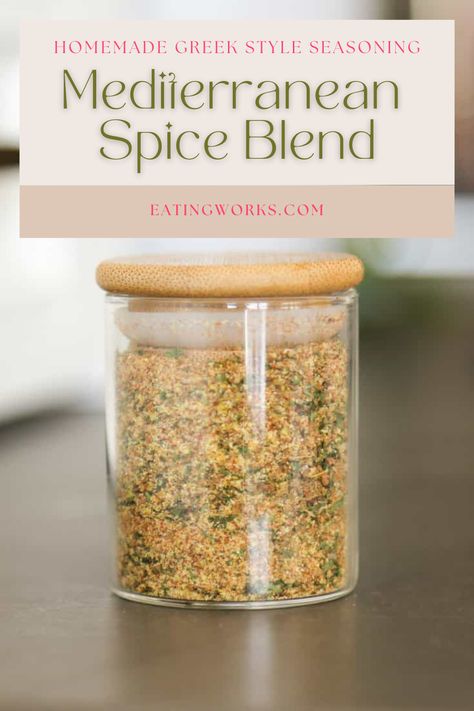 Packed with aromatic herbs and spices, this Mediterranean spice blend adds a burst of flavor to your dishes. If you’re a fan of Mediterranean cuisine, then you’ll love the flavors of this homemade Mediterranean Spice Blend. Mediterranean Spice Blend, Mediterranean Seasoning, Greek Spices, Man Recipes, Mediterranean Spices, Greek Seasoning, Mediterranean Cuisine, Aromatic Herbs, Greek Style