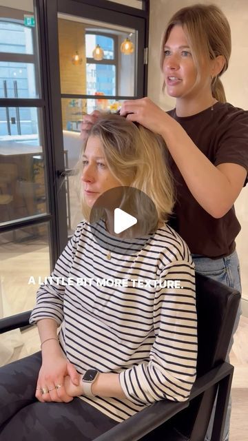 Holly Rudge Independent Hair Stylist on Instagram: "I do love an inspo photo. 

A fun day spent catching up with this gorgeous one. 

Super thick hair and a lack of time to spend styling means this textured bob is the perfect choice. 

#bob #bobhaircut #haireels #hairtransformation #hairinspo #shortbob #hairconsultation #blondehair #highlights" Super Thick Hair, Textured Bob, Fun Day, Hair Transformation, Do Love, Short Bob, Thick Hair, Bobs Haircuts, Hair Inspo