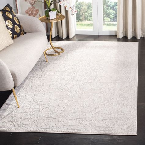 Safavieh Reflection Sophia Traditional Area Rug Or Runner - Walmart.com - Walmart.com Cream Area Rug, Ivory Area Rug, Polyester Rugs, Farmhouse Rugs, Laurel Foundry Modern Farmhouse, Ivory Rug, Traditional Area Rugs, Indoor Area Rugs, Online Home Decor Stores