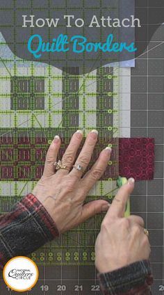 How To Sew A Border On A Quilt, Quilt Border Tutorial, Adding Quilt Borders, Adding Borders To A Quilt Tutorials, Patchwork Quilt Borders, How To Add Sashing To A Quilt, How To Sew Borders On A Quilt, Sewing Borders On Quilts, Adding Borders To Quilts