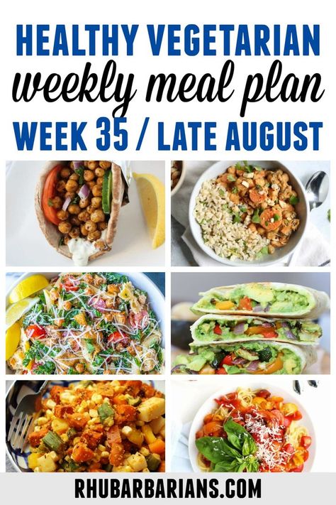 Easy and healthy vegetarian meal plan week 35 plus shopping list! A late August meal plan part of our weekly series. Cheap Vegetarian Meal Plan, Student Meal Plan, August Meal Plan, Vegetarian Weekly Meal Plan, Uni Recipes, Vegetarian Shopping List, Easy Student Meals, Student Meals, Healthy Vegetarian Meal Plan