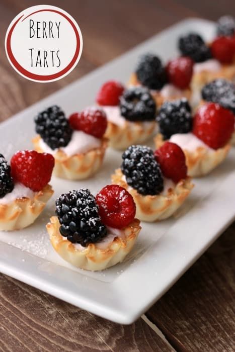 Red White and Blue Berry Tartlets Recipe - The Crafty Blog Stalker Patriotic Appetizers, Lemon Berry Cheesecake, Creme Brulee French Toast, Tartlets Recipe, Berry Cheesecake, 4th Of July Desserts, July Ideas, Fruit Platter, July Party