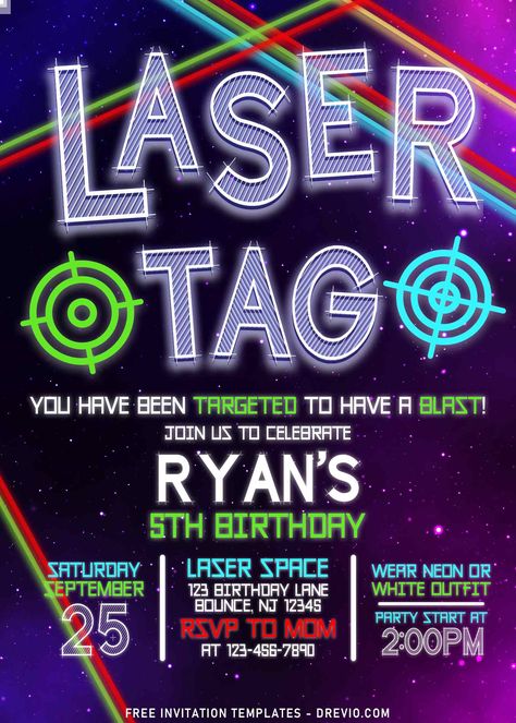 Laser Tag Birthday Party Invitations Free, Lazer Tag Party Invitations, Laser Tag Scrapbook Layouts, Laser Tag Birthday Party Invitations, Laser Tag Invitations Free Printable, Laser Tag Party Ideas, Lazer Tag Birthday, Laser Tag Birthday Party Ideas, Laser Tag Birthday Invitations