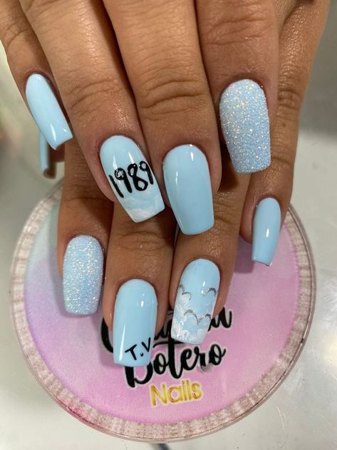 50+ Nail Designs Inspired by Taylor Swift’s Eras Tour - Boss Babe Chronicles Taylor Swift Nails, Cute Nail Colors, Cute Simple Nails, Simple Gel Nails, Cute Nail, Cute Gel Nails, Dream Nails, Cute Nail Designs, Shake It Off