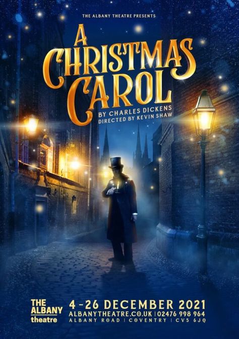 Carol Poster, Scrooge A Christmas Carol, Christmas Fonts Free, Graphic Design School, Graphic Shapes Design, Book Cover Design Inspiration, Christmas Musical, Christmas Layouts, A Christmas Carol