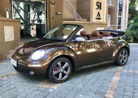 VW New Beetle cabriolet Marrakesh brown Brown Beetle Car, Brown Vw Beetle, Brown Volkswagen Beetle, Brown Beetle, Cabriolet Cars, Volkswagen Beetle Cabriolet, Brown Car, Beetle Volkswagen, Vw Beetle Convertible