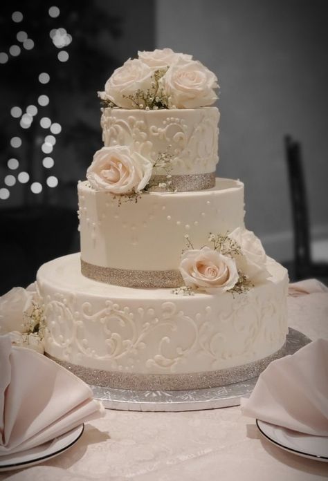 Wedding Cakes NH - Elegant Wedding Cakes - Fredericks Pastries | Frederick's Pastries Cakes 3 Tier, Wedding Cakes Unique, Tier Wedding Cakes, Blush And Bashful, Cakes Unique, Cakes Elegant, Roblox Cake, Wedding Cakes Elegant, Unique Wedding Cakes