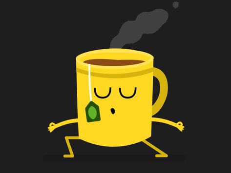 Moving House Illustration, Tea Animation, But Coffee First, Tea Gif, Tea Cup Drawing, Cars Gif, I Love Coffe, Coffee Steam, Illustration Gif